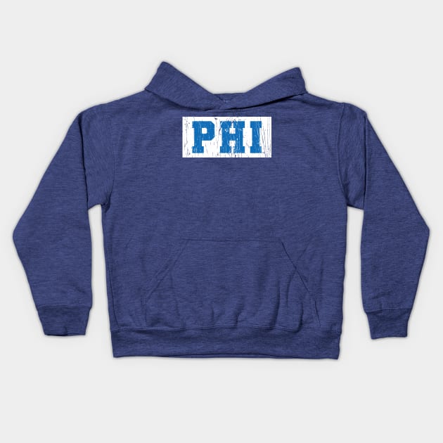 PHI / 76ers Kids Hoodie by Nagorniak